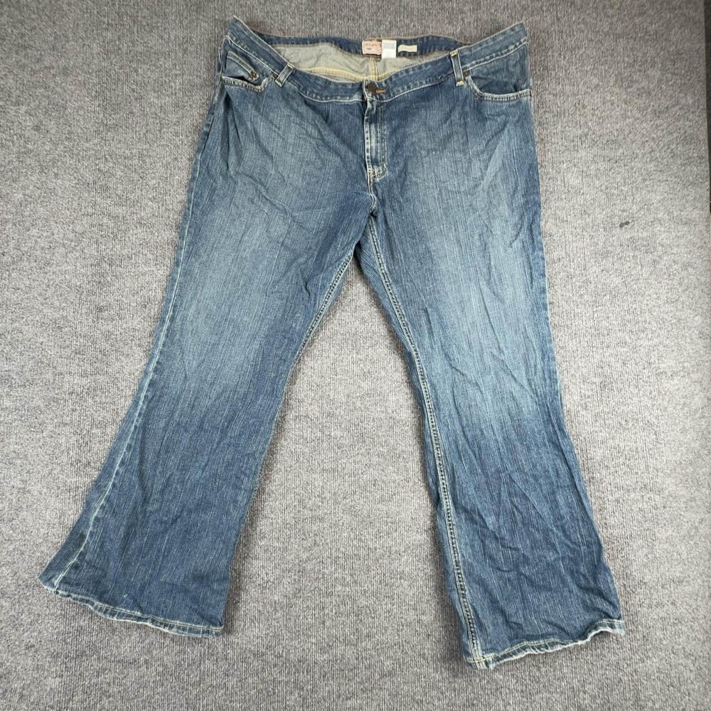 VTG Old Navy Jeans Womens 26 Regular Plus Medium‎ Wash High Rise Flare Stretch